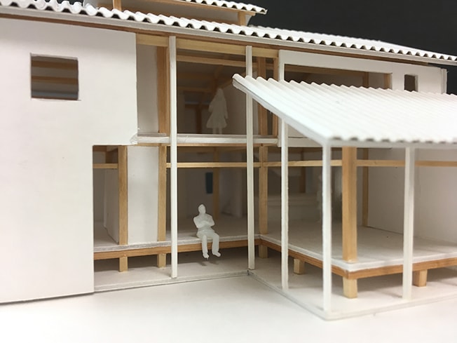 大阪の建築家が設計した土間のある住宅